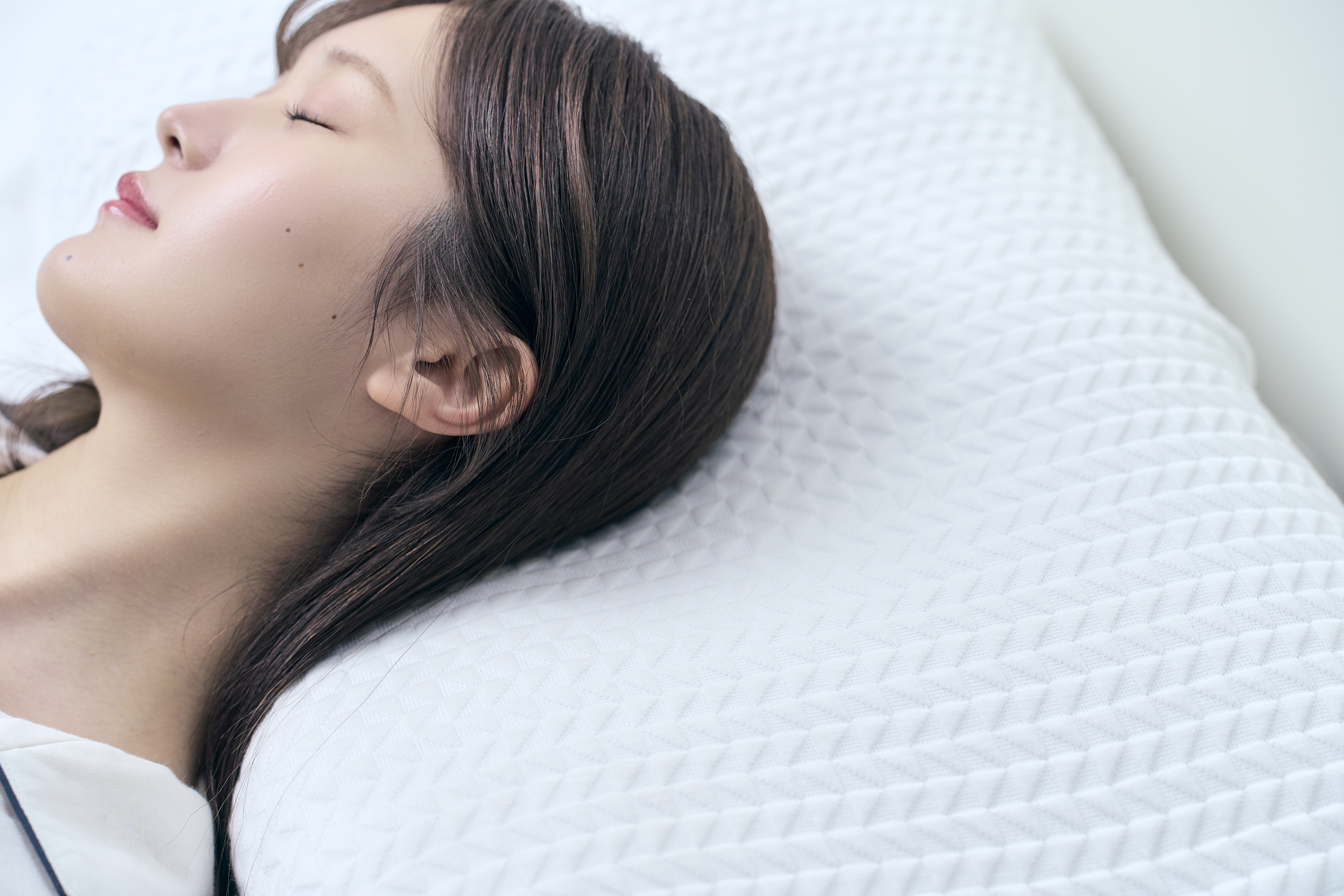 ミラクルピローの横向き使用クローズアップ